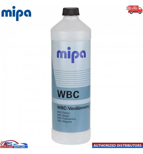 1x MIPA 283110000 WBC WATERBASED THINNER 1LTR
